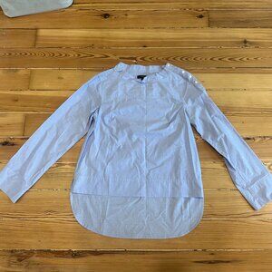 J Crew blouse top light blue